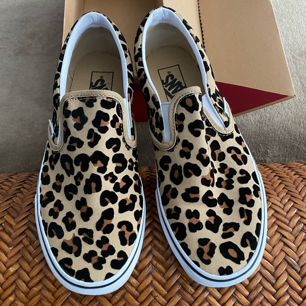 Vans leopard classic slip-on